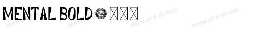 Mental Bold字体转换